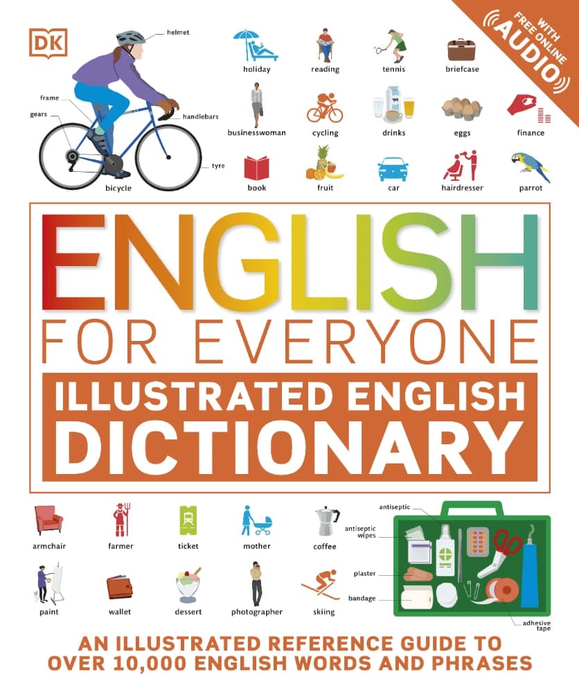 کتاب English for Everyone: Illustrated English Dictionary (فرهنگ لغت تصویری انگلیسی برای همه) نسخه انگلیسی PDF