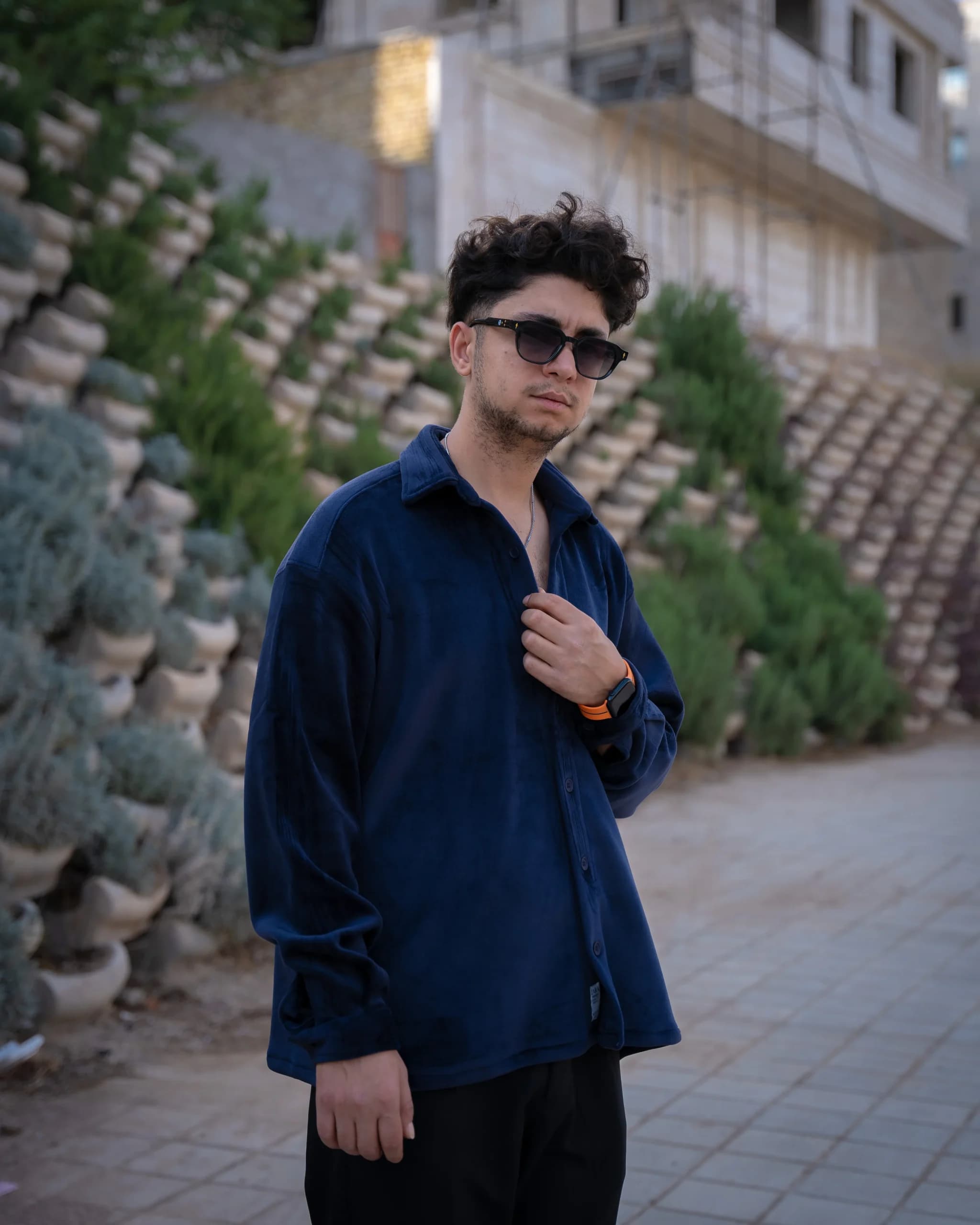پیراهن آستین بلند مخملی دورو — تصویر ۵