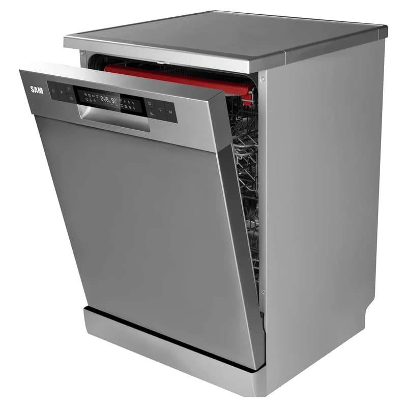 ماشین ظرفشویی سام مدل DW-186 رنگ سیلور — تصویر ۴