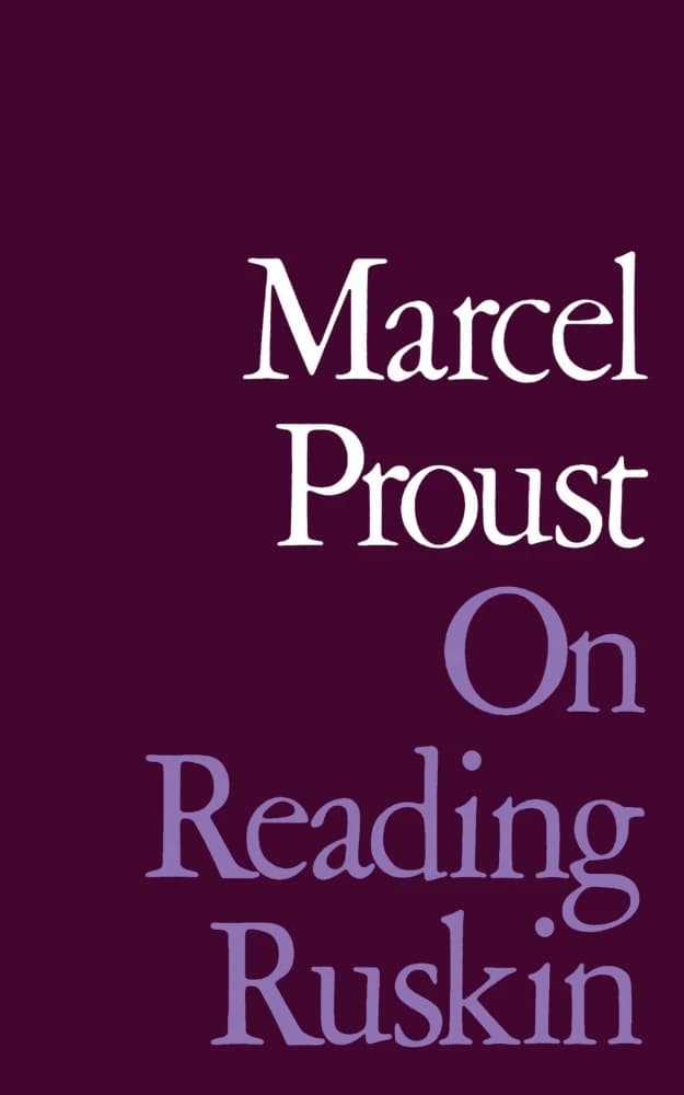 کتاب On Reading Ruskin (درباره خواندن راسکین) نسخه انگلیسی PDF | مارسل پروست — تصویر ۲