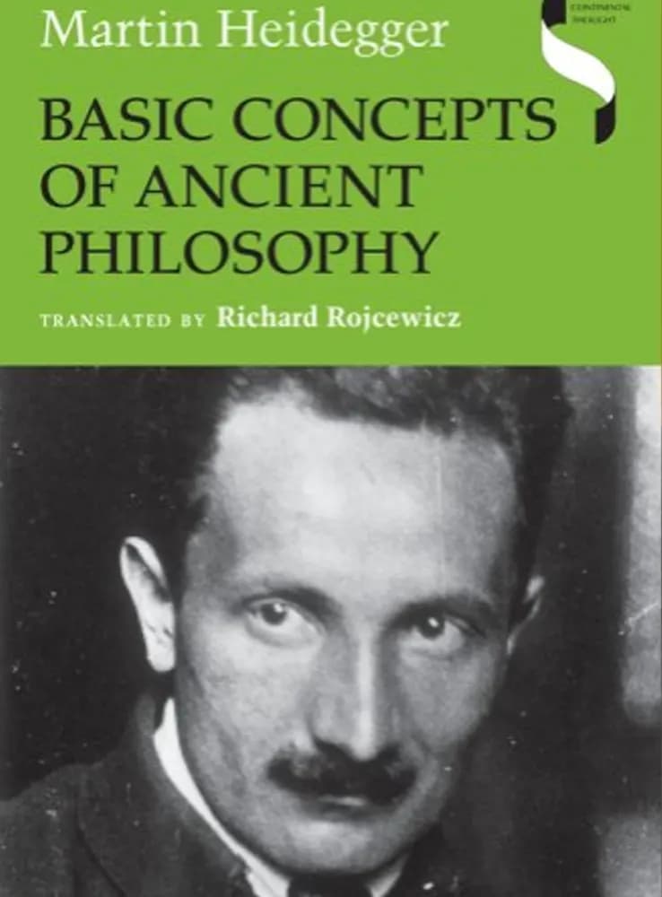 کتاب Basic Concepts of Ancient Philosophy نسخه انگلیسی PDF | مارتین هایدگر