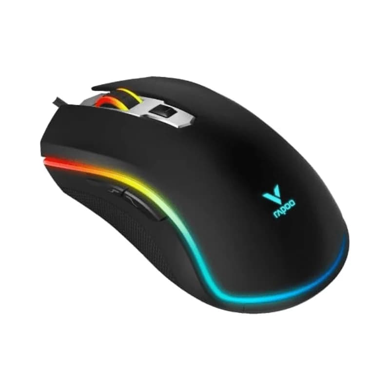 ماوس گیمینگ سیم دار RGB رپو مدل V25S | گارانتی پانا — تصویر ۳