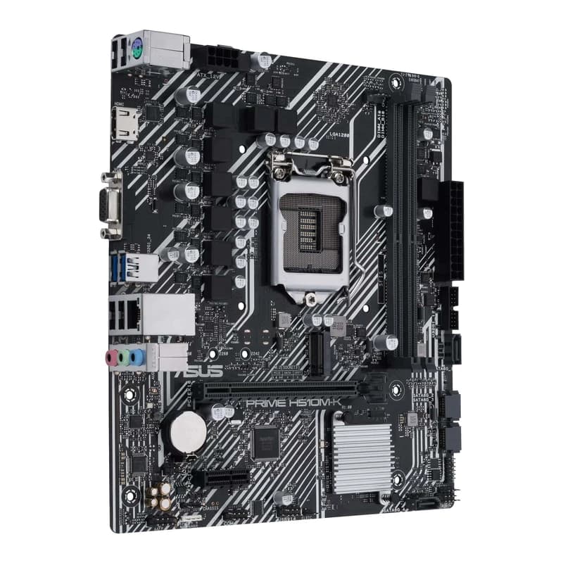 مادربرد استوک ایسوس مدل ASUS Prime H510M-K DDR4 | MicroATX | 1151 | همراه با پنل — تصویر ۴