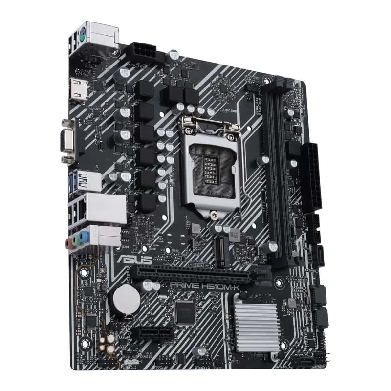 مادربرد استوک ایسوس مدل ASUS Prime H510M-K DDR4 | MicroATX | 1151 | همراه با پنل — تصویر ۵