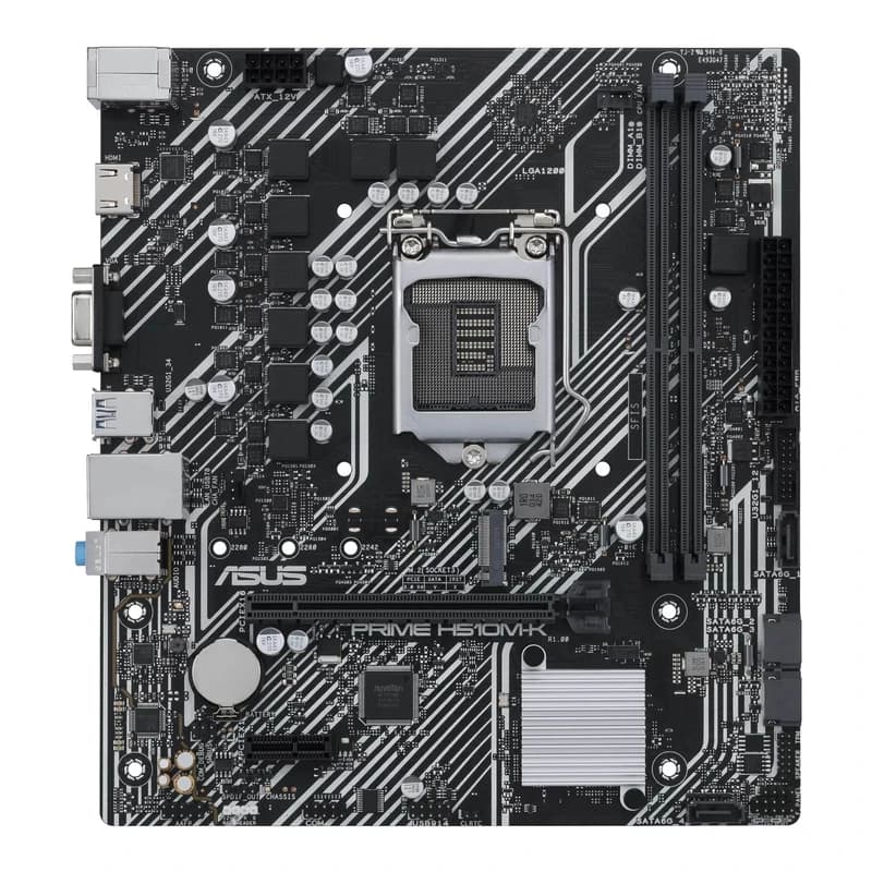 مادربرد استوک ایسوس مدل ASUS Prime H510M-K DDR4 | MicroATX | 1151 | همراه با پنل