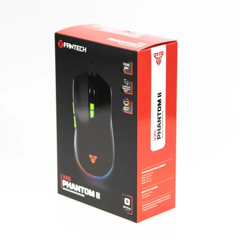 ماوس گیمینگ سیم دار RGB فنتک مدل FANTECH VX6 PHANTOM II | گارانتی متین — تصویر ۳