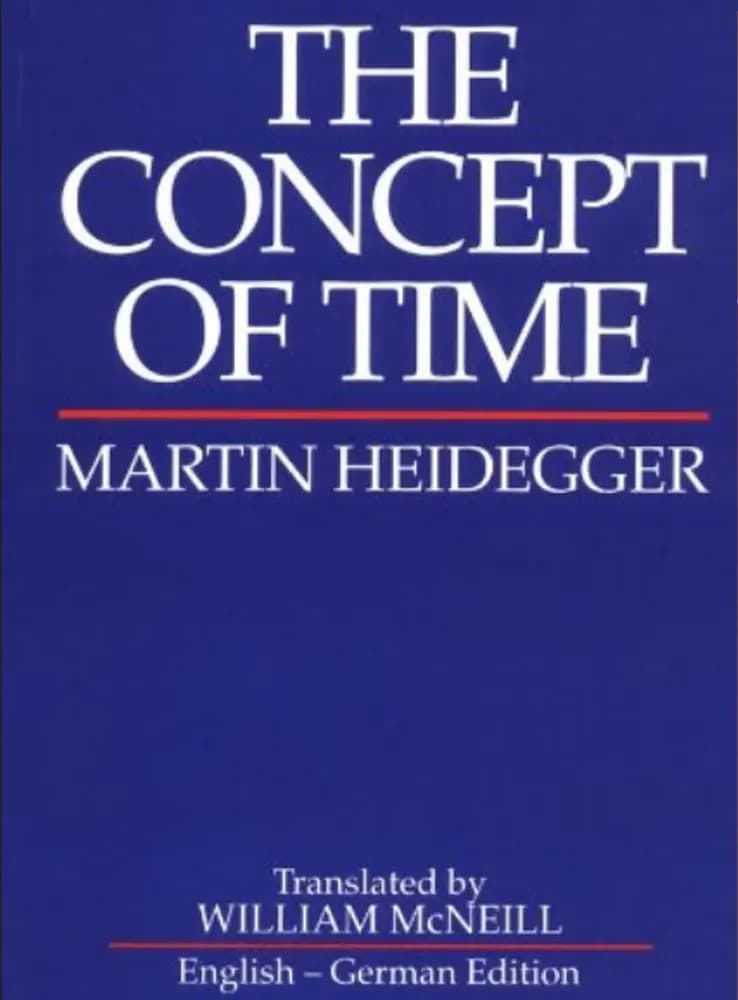 کتاب Concept of Time, The نسخه انگلیسی PDF | مارتین هایدگر — تصویر ۲