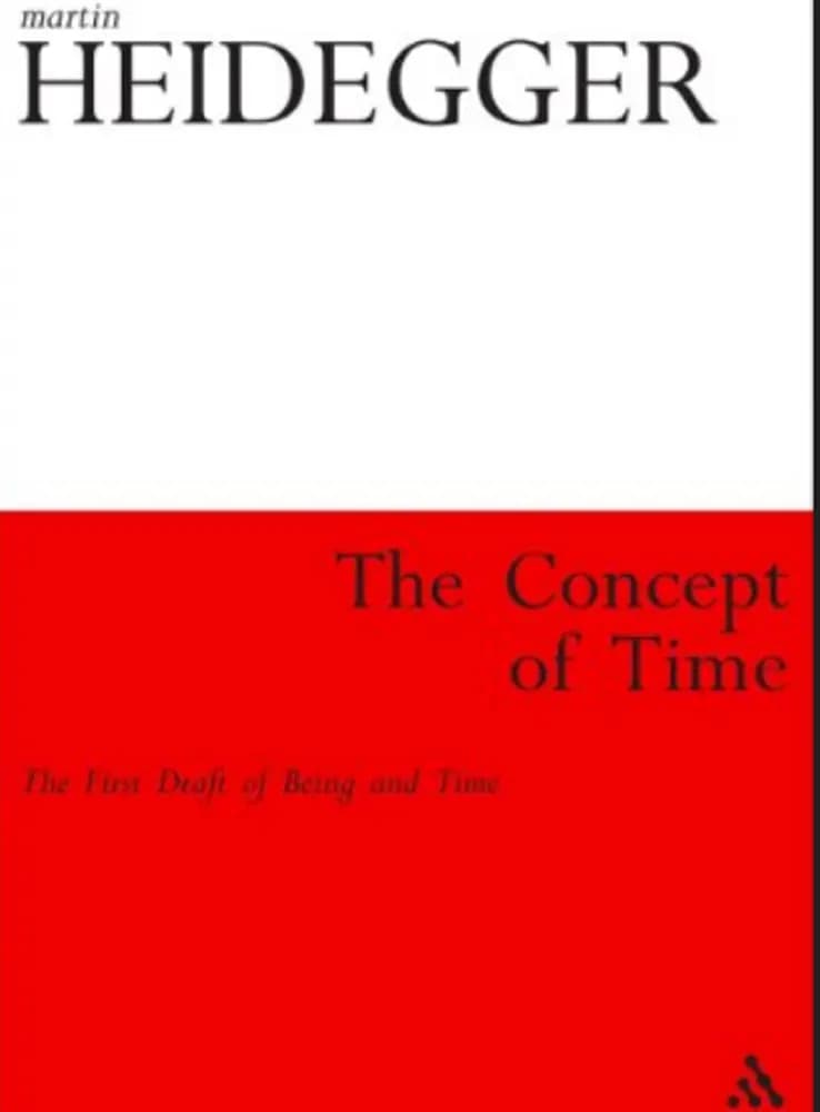کتاب Concept of Time, The نسخه انگلیسی PDF | مارتین هایدگر