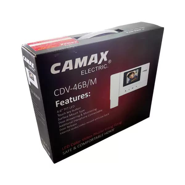 آیفون تصویری کامکث با حافظه کلید لمسی مدل CDV-46B/M مشکی — تصویر ۴