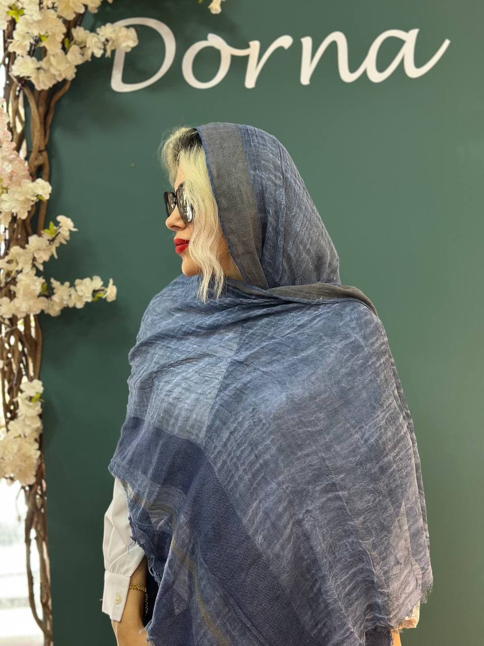 شال مجلسی لینن — تصویر ۵