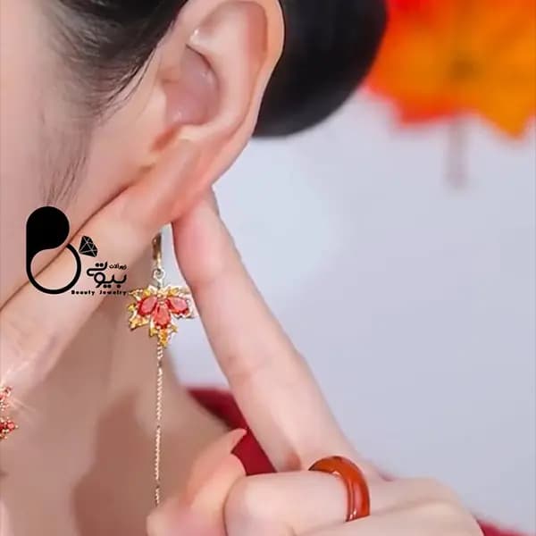 گوشواره برگ پاییزی 3 — تصویر ۳