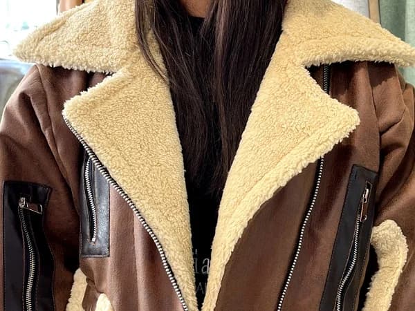 کاپشن بوفالو Zara — تصویر ۳