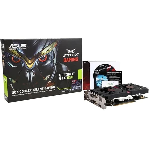 کارت گرافیک استوک 2 گیگ ASUS Geforce GTX 950 Strix Gaming | 2GB | DDR5 | 128 bit | جعبه اصلی | پیچ پلمپ — تصویر ۴