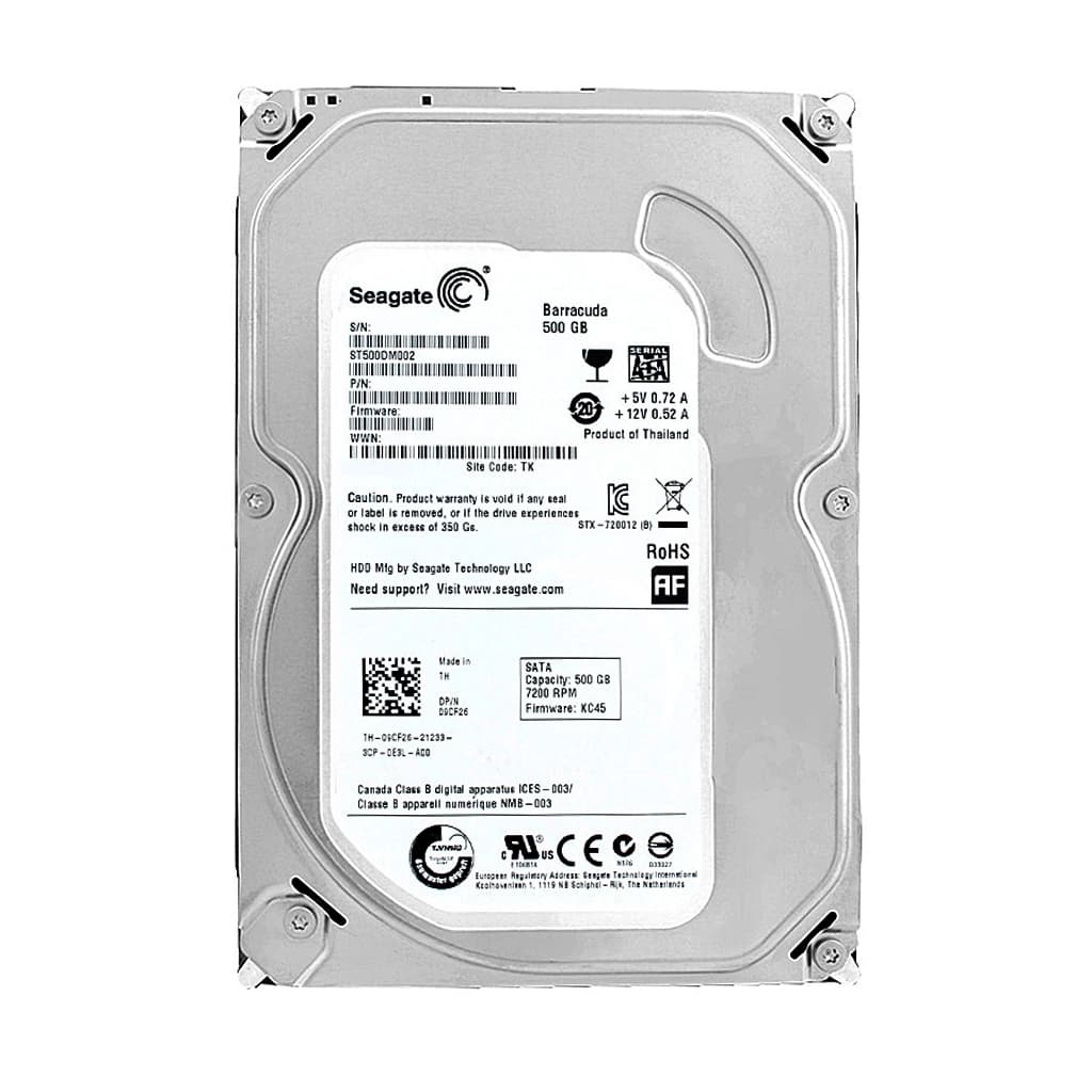 هارد استوک اینترنال سیگیت باراکودا مدل Seagate Barracuda KC45 | ظرفیت 500 گیگابایت