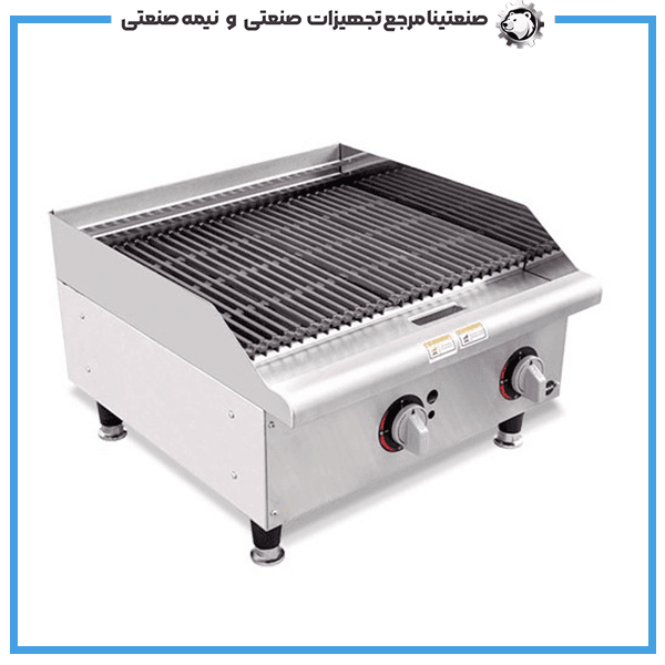 دستگاه گریل ذغالی 60 سانتی