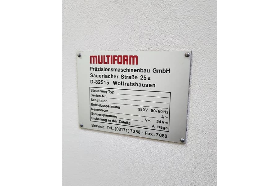 دستگاه اسپارک CNC چهار محور Multiform — تصویر ۲