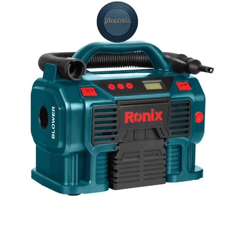 RH-4261B – مینی کمپرسور باد سه کاره دیجیتال فندکی و برق شهری با کیف رونیکس