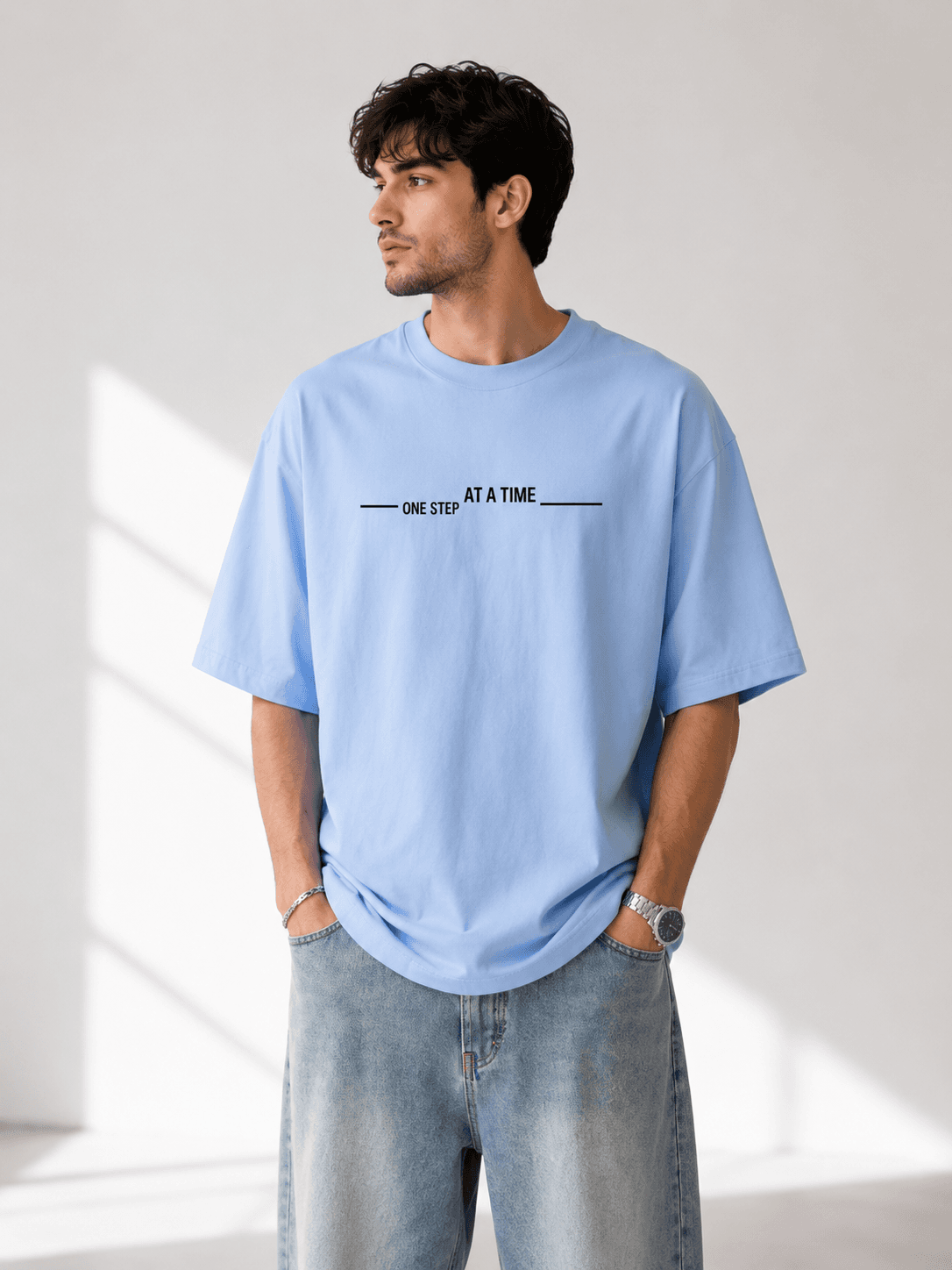 تیشرت باکسی On step سایزبندیL_XXXL