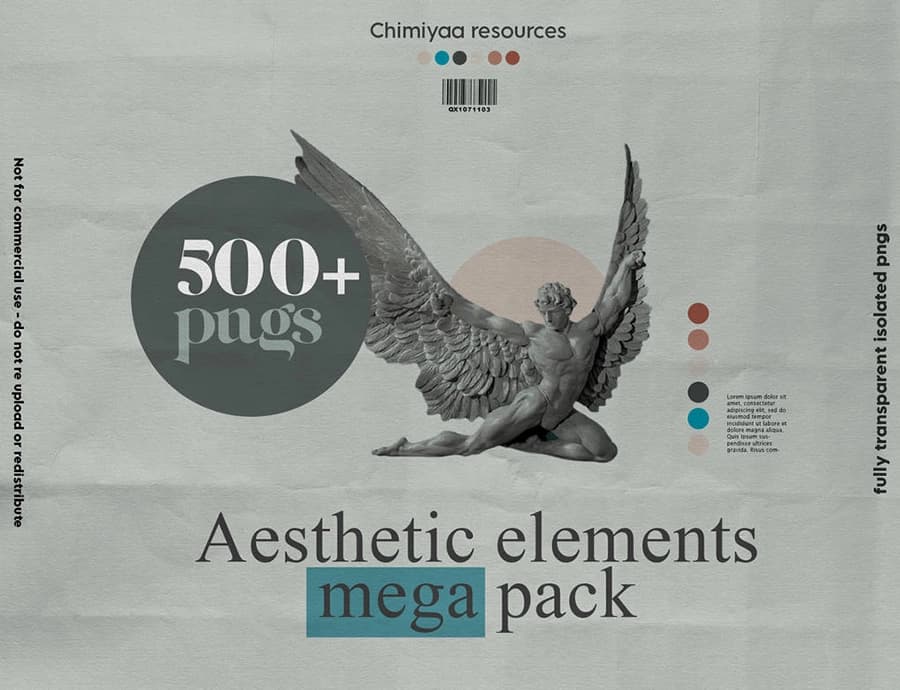 مجموعه 500 المان‌های زیبایی‌شناختی Aesthetic Elements