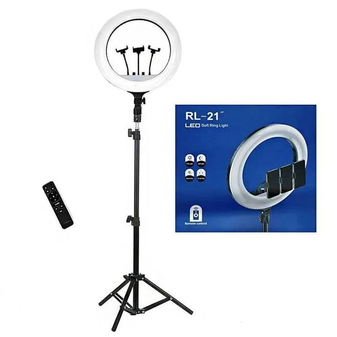 رینگ لایت 21 اینچ مدل RL-21 به همراه پایه (اورجینال) — تصویر ۲