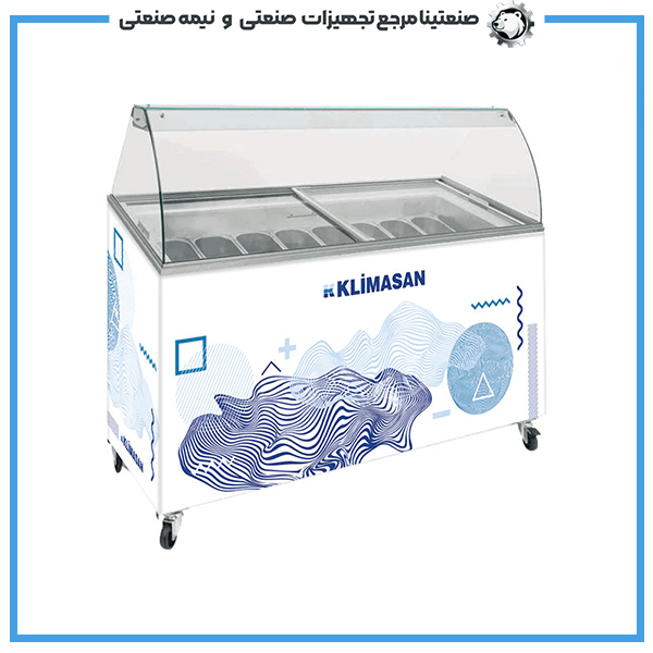 فریزر تاپینگ بستنی کلیماسان عرض 160