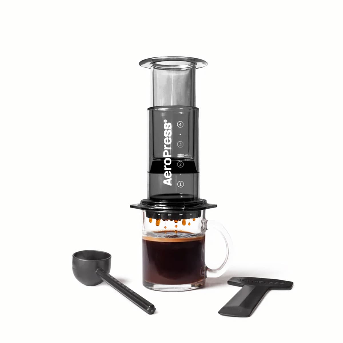 قهوهساز اروپرس شفاف – مشکی AeroPress Clear