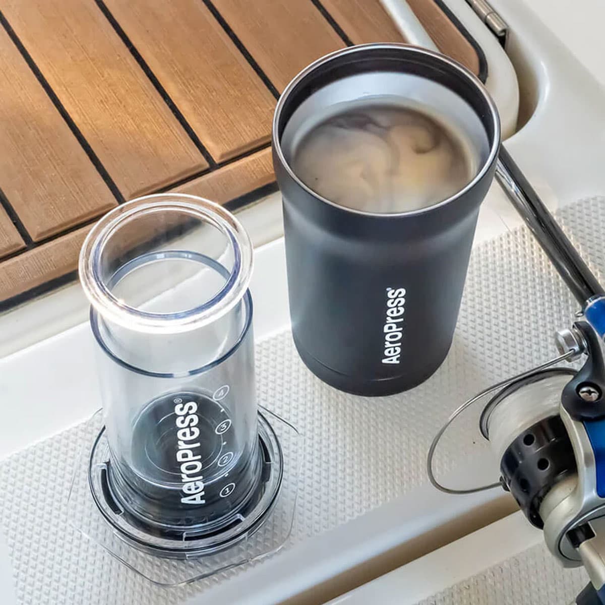 قهوه ساز اروپرس تراول ماگ دار AeroPress Go Plus — تصویر ۲