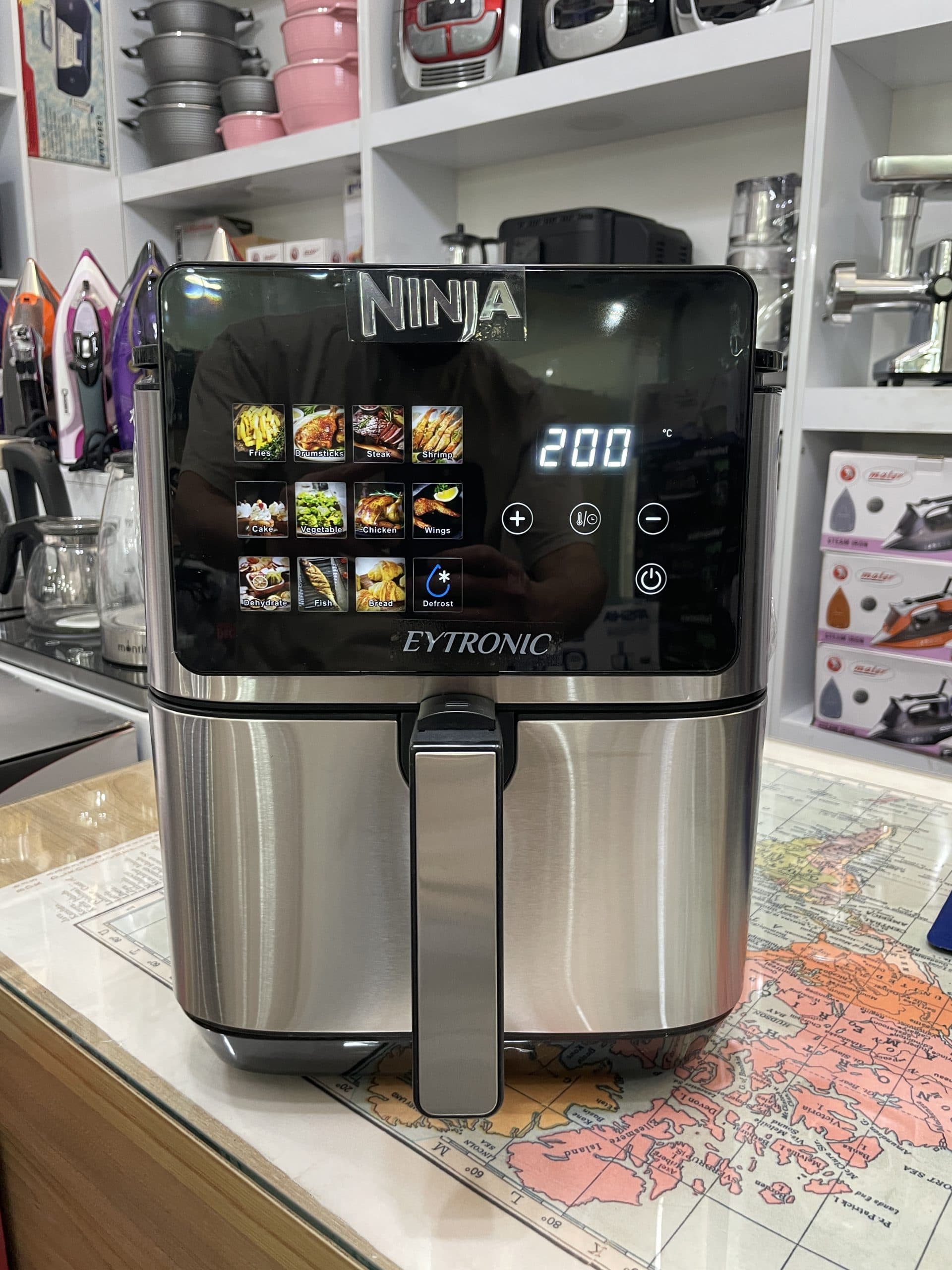 سرخ کن بدون روغن نینجا NINJA مدل 8508 ظرفیت 13.2 لیتر | Air Fryer Max Pro 2200W — تصویر ۳