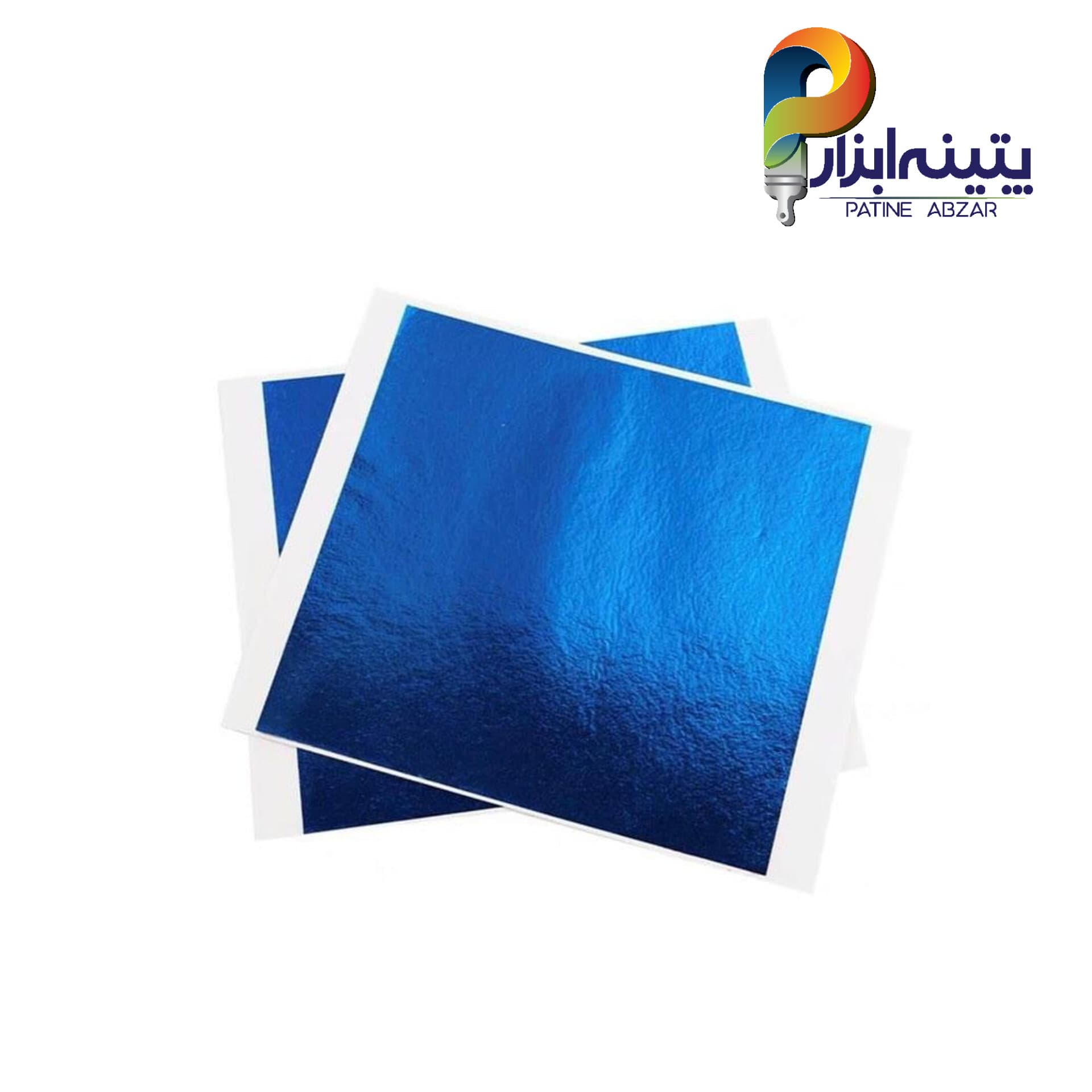 ورق طلا رنگی آبی بسته 5 عددی