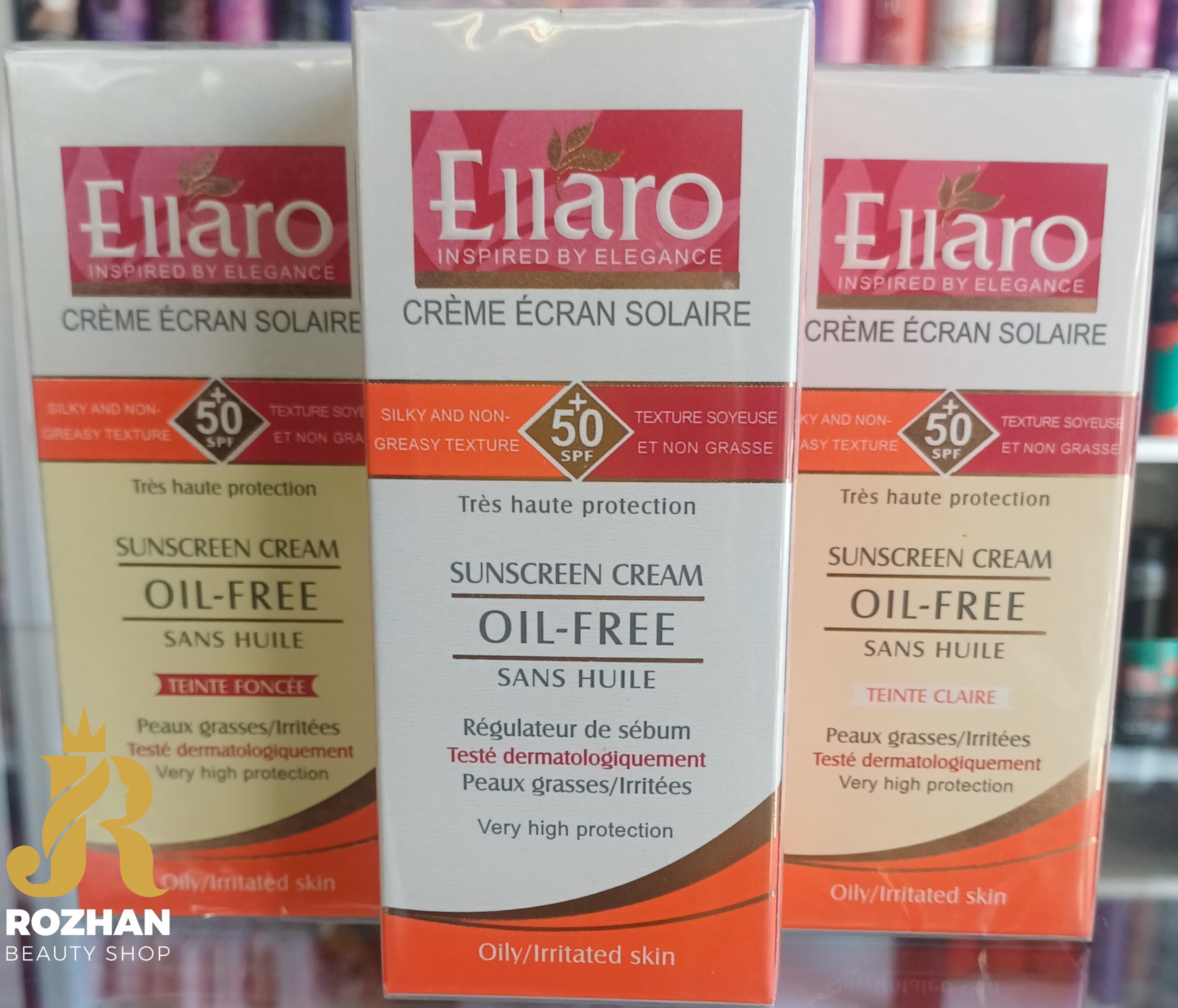 کرم ضدآفتاب spf50 مناسب پوست چرب الارو — تصویر ۴