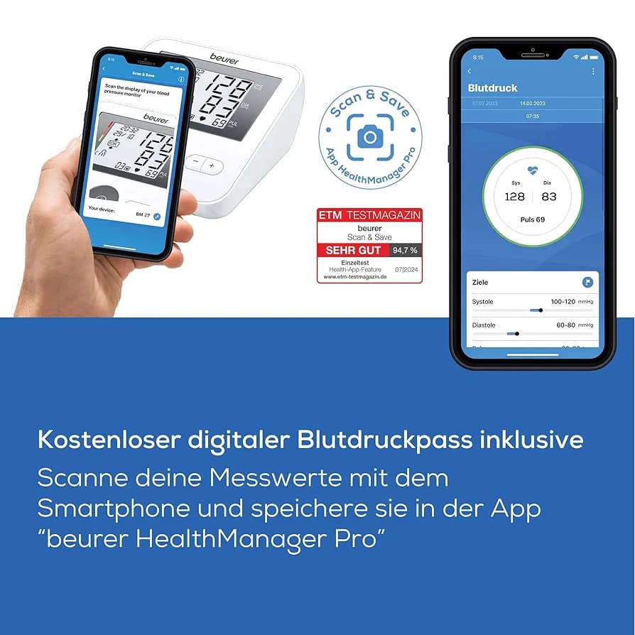 فشارسنج دیجیتال بازویی Beurer BM27 — تصویر ۱۲