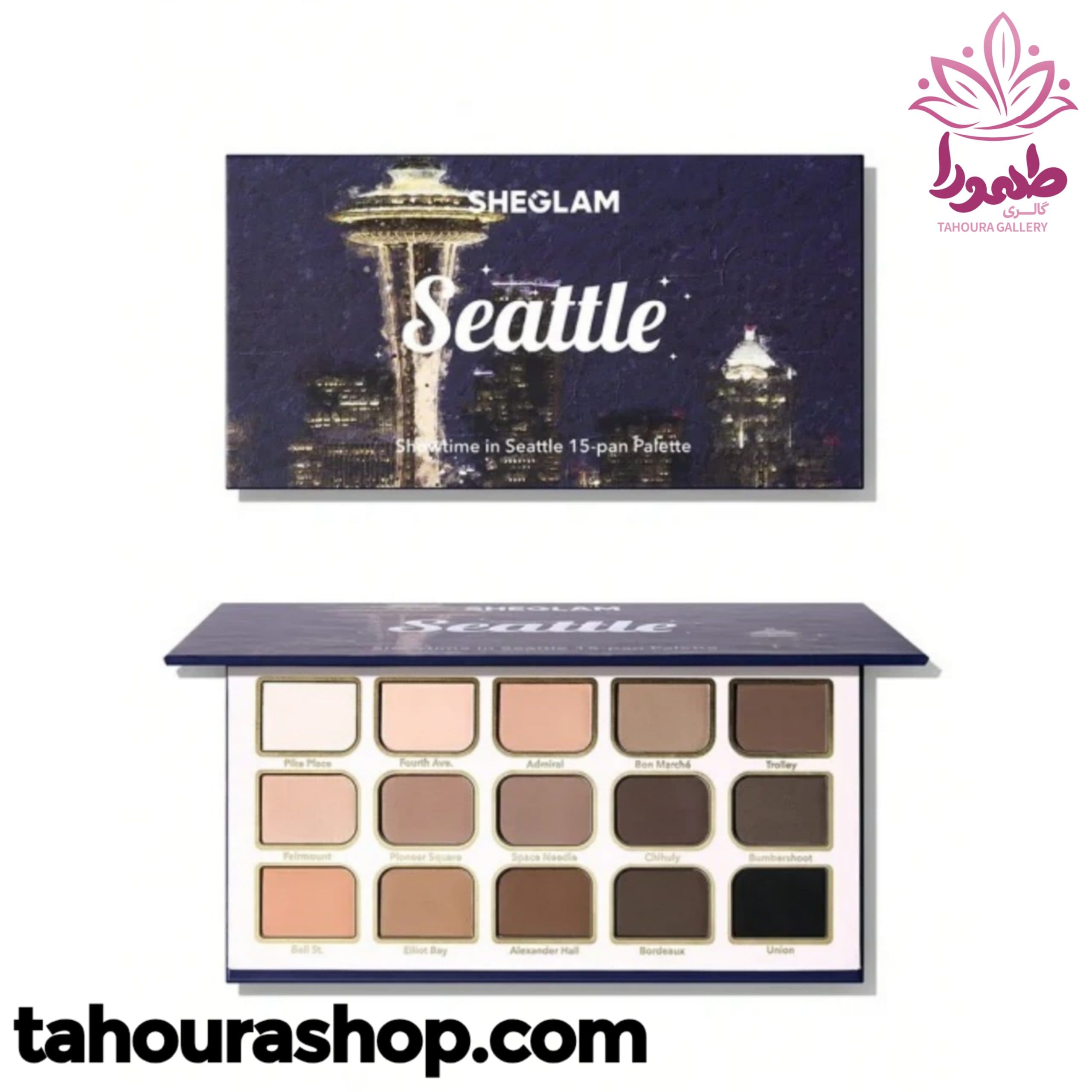 پالت سایه 15 رنگ مدل Showtime In Seattle شیگلم