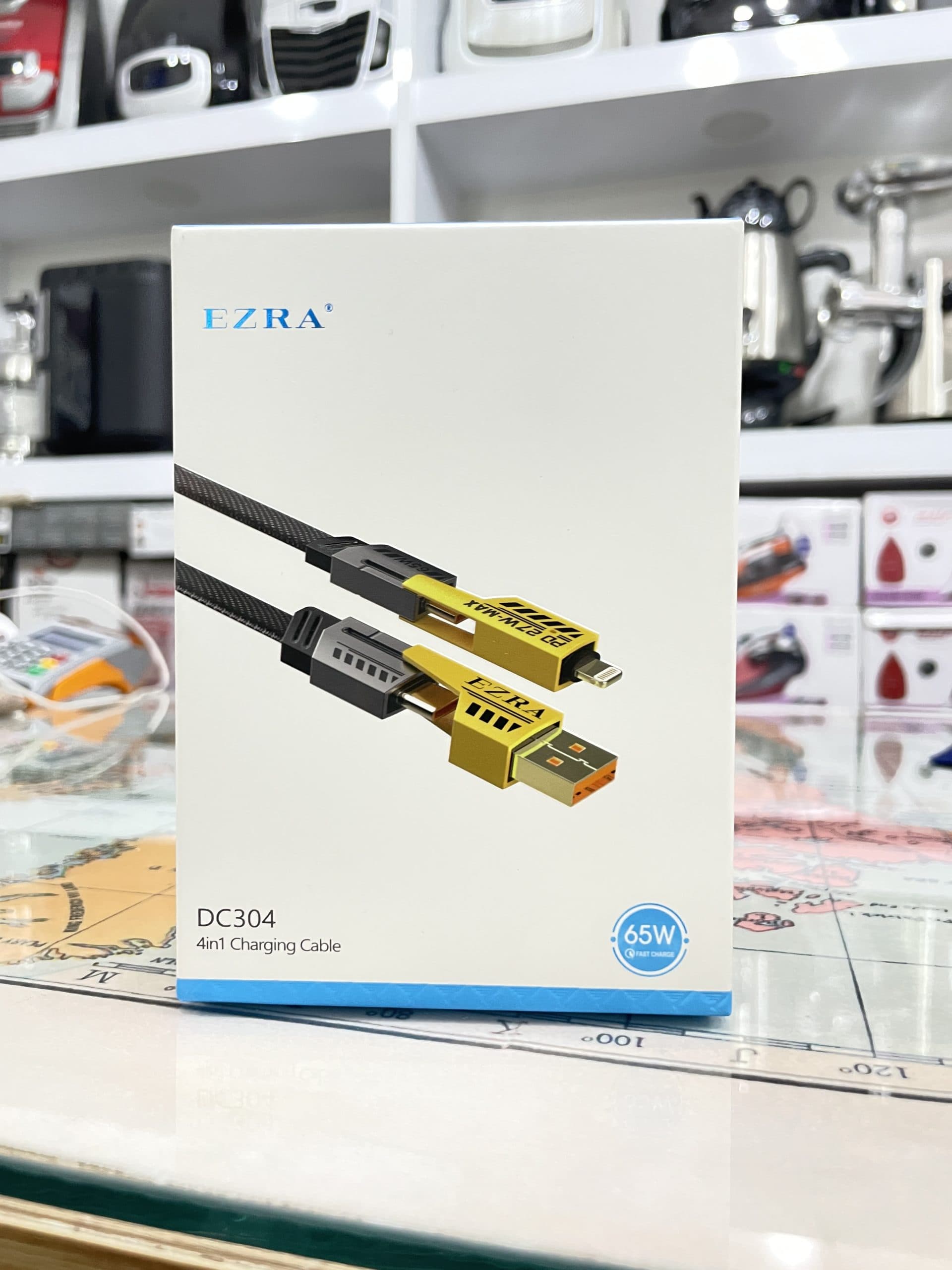 کابل شارژ 4 در 1 EZRA DC304 با توان 65 وات — تصویر ۳