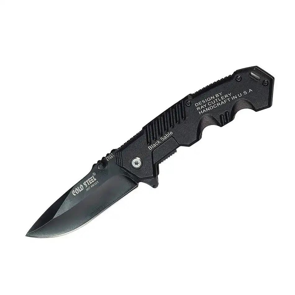 چاقوی تاشو طبیعت‌گردی Cold Steel Black Saber