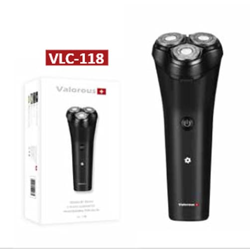 ولروس ماشین اصلاح سه تیغ پرقدرت،ضدآب،باطری لیتیوم VL-118