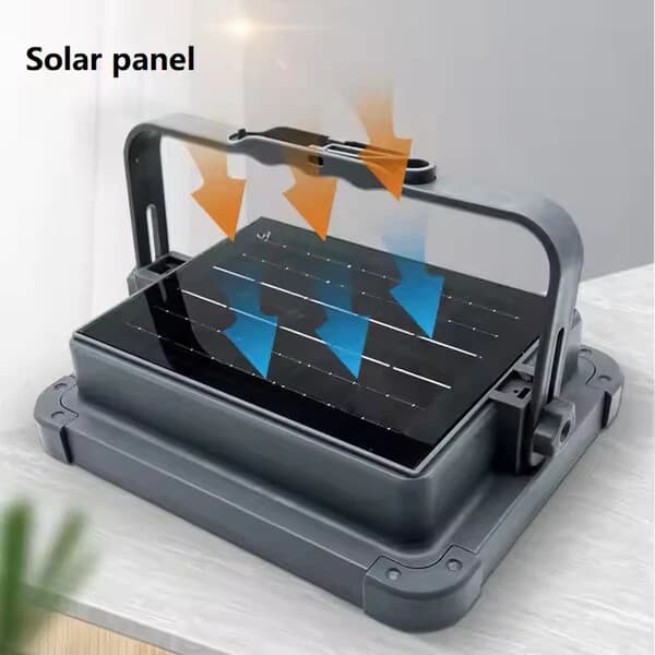 پروژکتور شارژی خورشیدی مدل Solar LED light (4باتری داخلی) — تصویر ۳