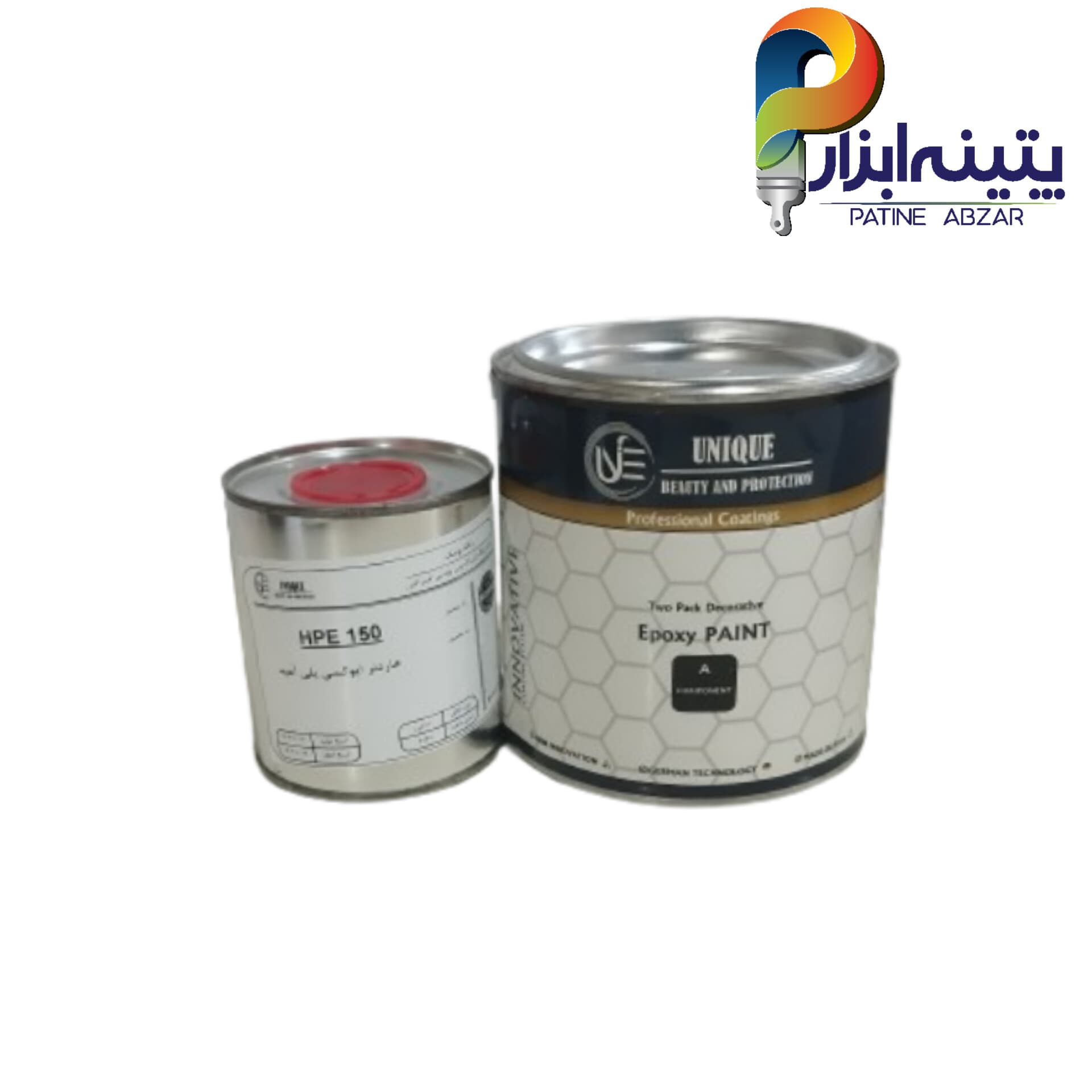 رنگ سفید اپوکسی مناسب کاشی و سرامیک وزن 1/5 کیلوگرم Uniqe