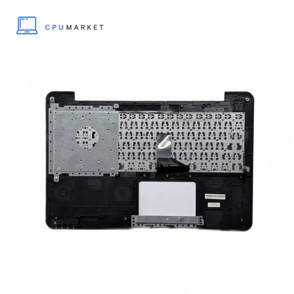 قاب کنار کیبورد به همراه کیبورد لپ تاپ ایسوس Asus X555 طوسی — تصویر ۵
