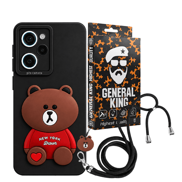 کاور ژنرال کینگ مدل Y-ghalbi برای گوشی شیائومی Poco X5 Pro به همراه بند آویز بلند — تصویر ۲