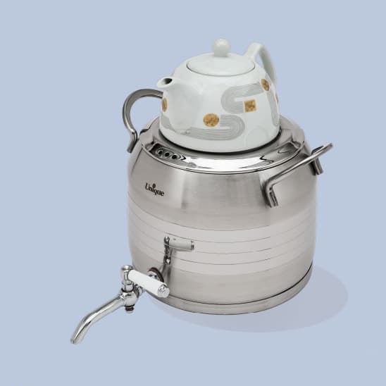 یونیک ست کتری شیردار 5 لیتری و قوری طرح ترک 7295 .R