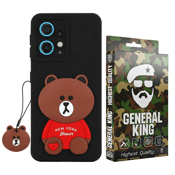 کاور ژنرال کینگ مدل ghalbi برای گوشی شیائومی Redmi Note12 4G به همراه بند آویز