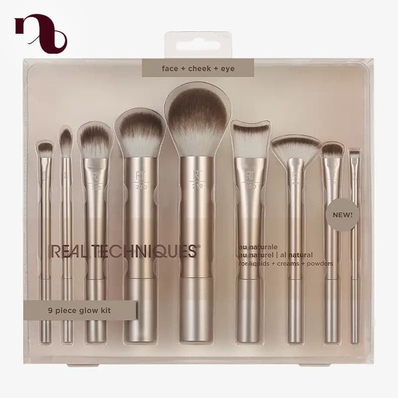 ست براش 9 تیکه ریل تکنیک Real Techniques سری Nude — تصویر ۵