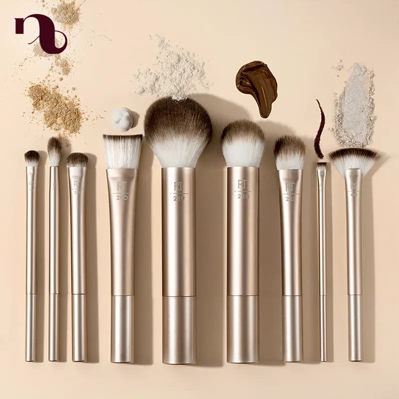 ست براش 9 تیکه ریل تکنیک Real Techniques سری Nude — تصویر ۲