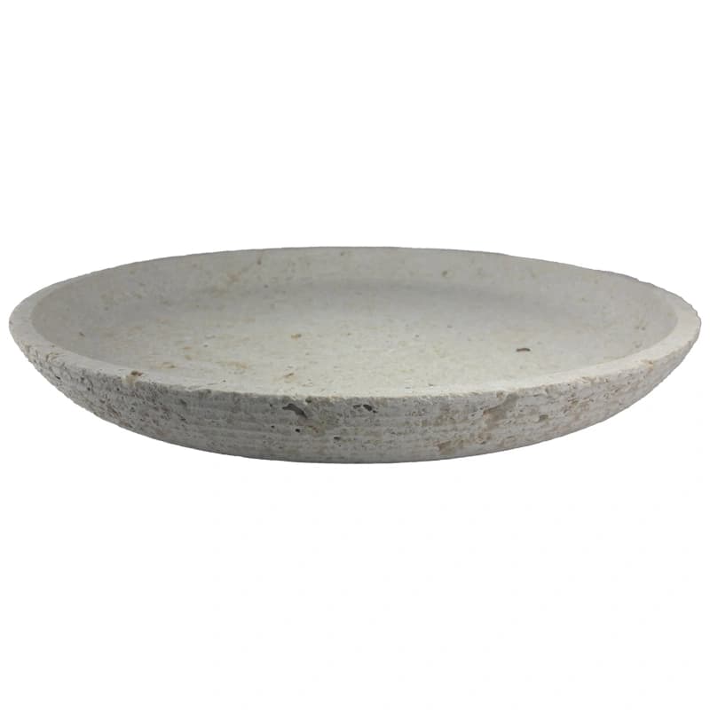 میوه خوری سنگی پایه کوتاه با سنگ تراورتن کد 235