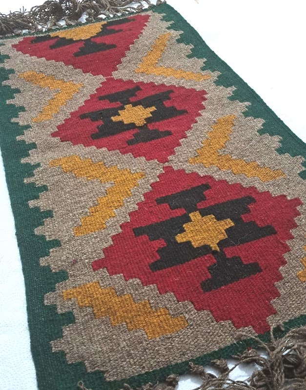 گلیم دستبافت نخ پشمی کد735