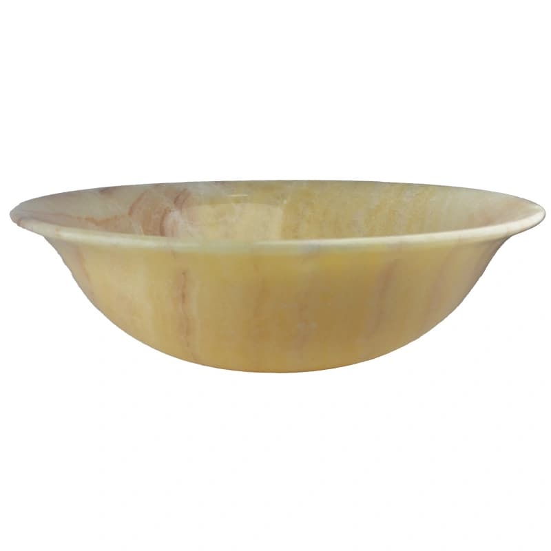 میوه خوری سنگی پایه کوتاه با سنگ مرمر پرتقالی کد 231