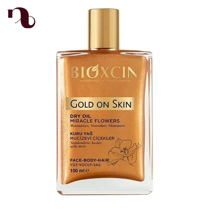 روغن پوست و مو بیوکسین مدل Gold On Skin حجم 100 میل