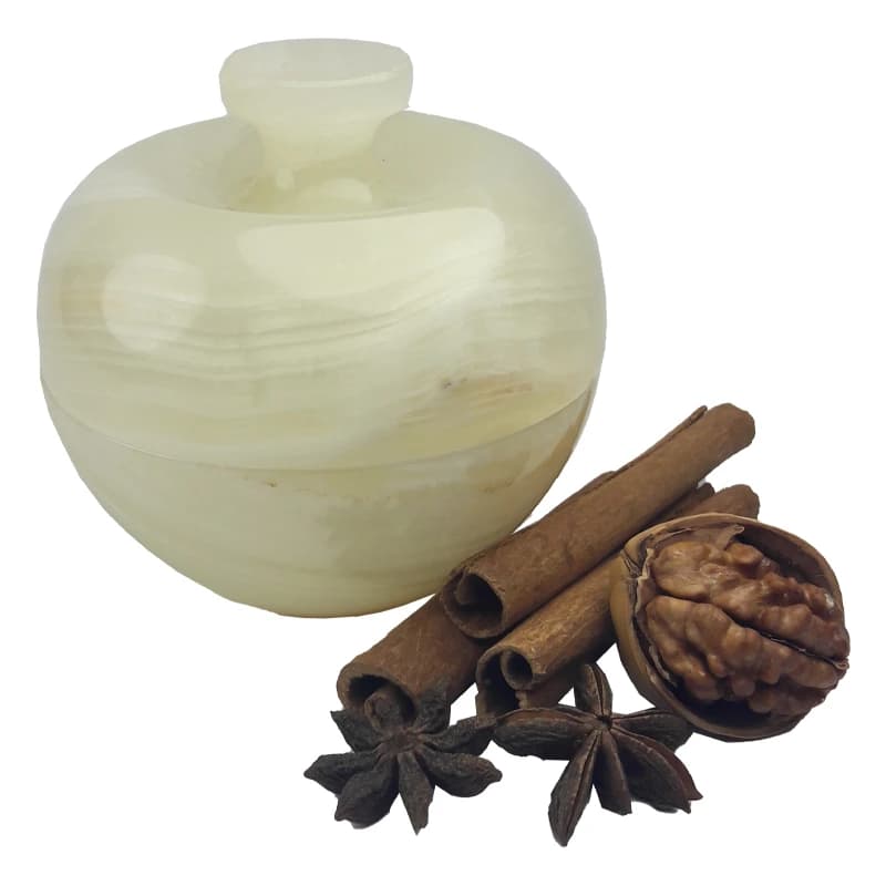 شکلات خوری سنگی سایز کوچک از سنگ مرمر سبز کد 164