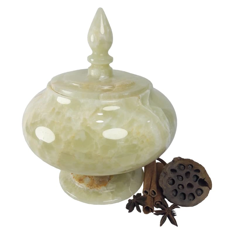 شکلات خوری سنگی از سنگ مرمر سبز کد 153