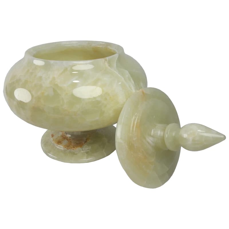 شکلات خوری سنگی از سنگ مرمر سبز کد 153 — تصویر ۳